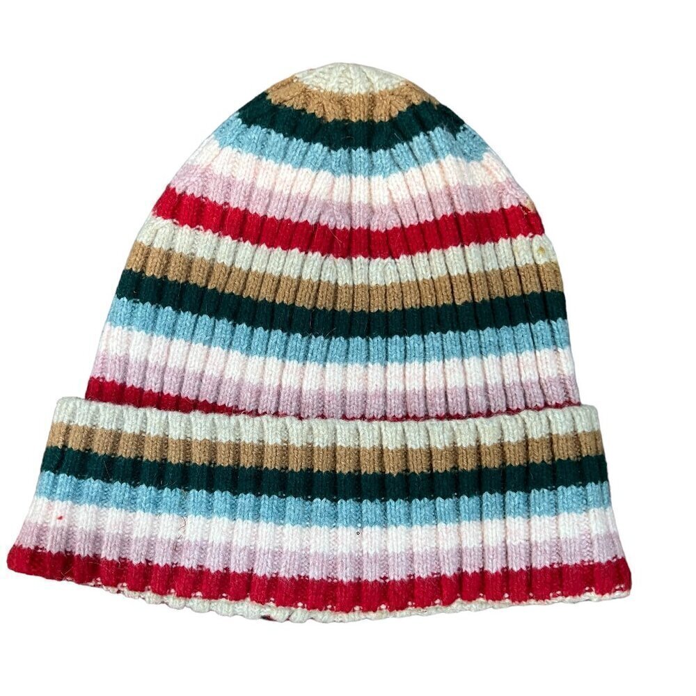 CashSoft Rib Beanie- Happy Multi Stripe